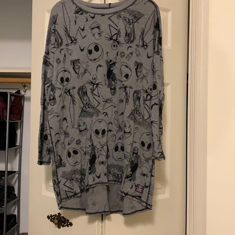 Long Nightmare Before Christmas Jammie Shirt